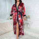 Plus Size Fashion Casual Loose Printed Long Pajamas GDNL-H6136