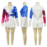 Fashion Printed Suit Short Pants 2 Piece Set YF-X20004