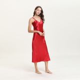 Halter Dress V-Neck Sexy Long Pajamas GDNL-5020B