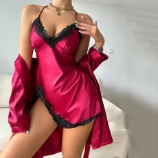 Sexy Homewear Halter Nightgown Dress GDNL-H83601