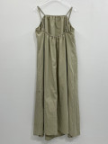 Plus Size 1XL-5XL Solid Colour Dress QMZF-1893