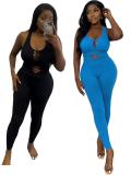 Yoga Tank Top Long Pants Sport 2 Piece Set QODY-6045