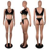 Printed Swimwear Two Piece Set LSL-0027