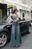 Vintage Wide Leg Loose Flared Jeans XCFF-1189