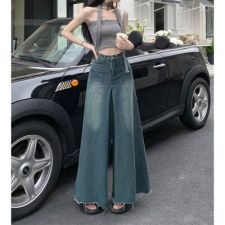 Vintage Wide Leg Loose Flared Jeans XCFF-1189