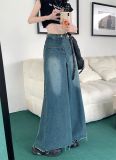 Vintage Wide Leg Loose Flared Jeans XCFF-1189