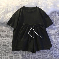 Solid Color Casual Sport Shorts Set SSNF-211447