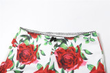 Sexy Print Sling Vest And Shorts Two Piece Set XEF-51832