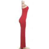 Fashion Single Shoulder Straight Jumpsuit XEF-48810