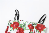 Sexy Print Sling Vest And Shorts Two Piece Set XEF-51832