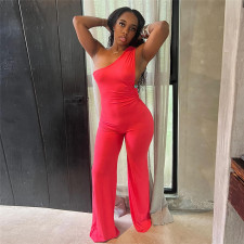 Fashion Single Shoulder Straight Jumpsuit XEF-48810