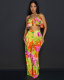 Print Sling Vest And Wide Leg Pants 2 Piece Set NY-10862