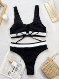 Sexy Color Block Two Piece Swimsuit CSYZ-830