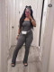 Solor Color Tight Tube Tops Jumpsuit GYZY-8918