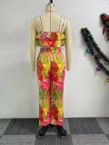 Print Sling Vest And Wide Leg Pants 2 Piece Set NY-10862