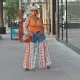 Casual Wide Leg Pants Spliced Jeans QYXZ-9179
