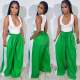 Fashion Casual Color Block Wide Leg Pants YD-8814