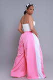 Fashion Casual Color Block Wide Leg Pants YD-8814
