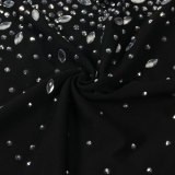 Hollow Out Hot Drill Sleeveless Mini Dress NY-3239