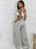 Stripe Contrast Color Loose Pants CH-24052