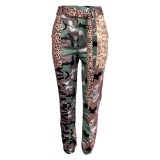 Camouflage Leopard Print Casual Pant (With Belt) LSL-LS6435