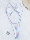 Sexy Gradient Color One Piece Swimsuit CASF-6728