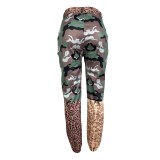 Camouflage Leopard Print Casual Pant (With Belt) LSL-LS6435