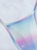 Sexy Gradient Color One Piece Swimsuit CASF-6728