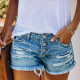 Fashion Holes Denim Shorts XCFF-317661