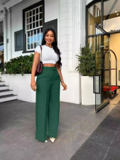 Solid Color Loose Wide Leg Pants QODY-Y6012