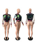 Double Threaded Baseball Printed Jacket SFY-HY111