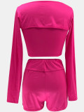 Solid Color Fashion Wear 4 Piece Set  SFY-TD2784