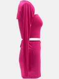 Solid Color Fashion Wear 4 Piece Set  SFY-TD2784