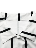 Stripe Long Sleeve Shirt Loose Pants Set SFY-TW532