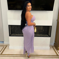 Solid Color Hollow Out See Through Jumpsuit CYA-901368