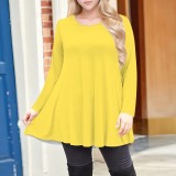 Print Long Sleeve O Neck T Shirt FNN-ZD8058
