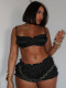 Pre Order: About 7 work days shipping Solid Color Sexy Sling Vest Two Piece Shorts Set YUEM-Y11040
