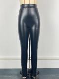 Sexy PU Leather Pencil Pants GWDS-240702