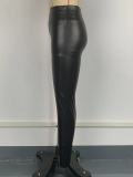 Fashion Skinny PU Leather Pants GWDS-240795