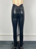 Sexy PU Leather Pencil Pants GWDS-240702