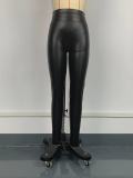 Fashion Skinny PU Leather Pants GWDS-240795