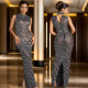 Sleeveless Hot Drill Slim Maxi Dress GFYX-C7030