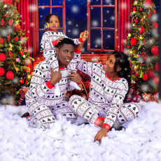 Printed Christmas Parent-Child Homewear Pajamas Set GSGS-0672