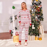Christmas Printed Parent-Child Pajamas Family Set GSGS-0660