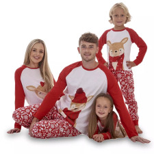 Christmas Printed Homewear Pajamas Parent-Child Set GSGS-0670