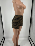 Stripe Fashion Slim Shorts FOSF-8347