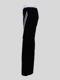 Casual Spliced Sport Straight Leg Pants MIL-065