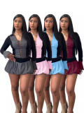 Sexy Bandage Tops Puffy Skirt Set With Safety Pants NYF-8181