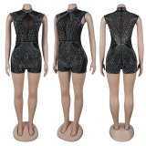 Sleeveless Hot Drill Slim Romper NY-3208