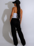 Casual Spliced Sport Straight Leg Pants MIL-065